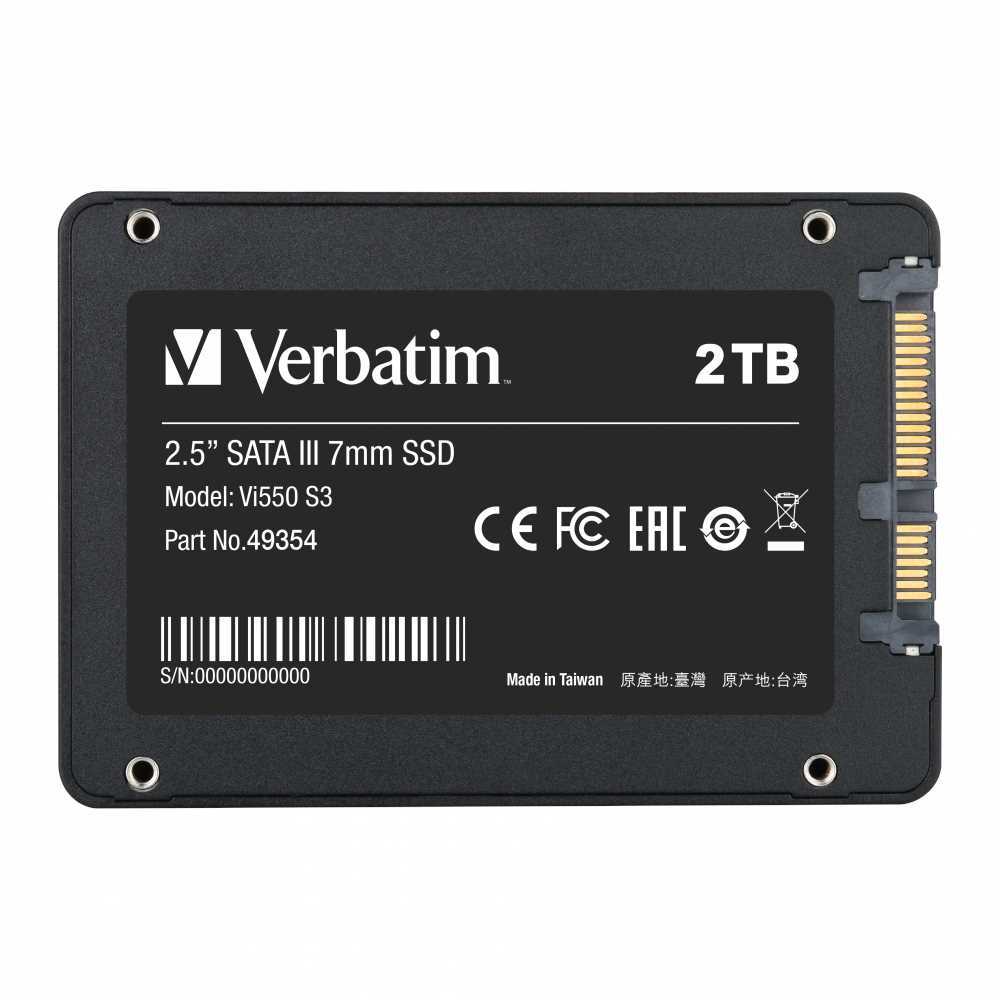 Verbatim Vi550 S3 2,5  SSD   2tb Sata Iii                   49354