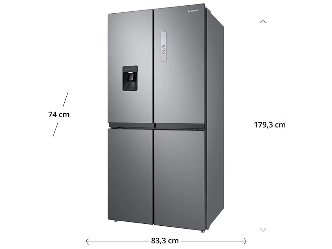 American Side By Side Refrigerator Rf48a401em9 No Frost 488l (Inox) - Samsung
