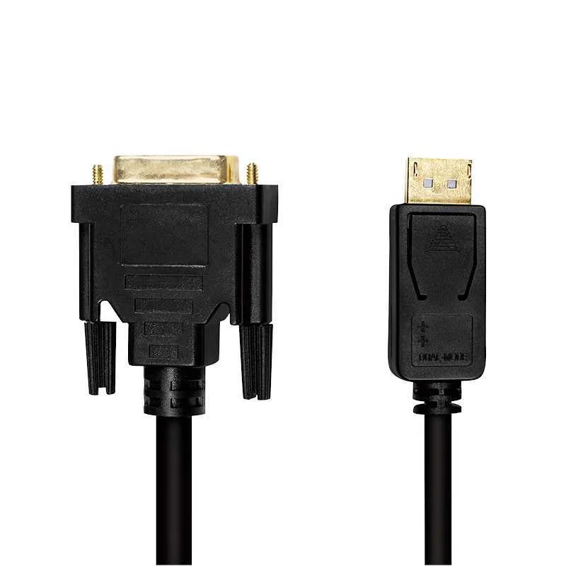 Logilink Displayport-Kabel Dp 1.2 Zu Dvi 1.2 2,0m Schwarz