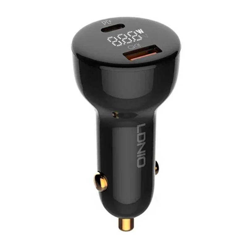 Carregador Usb,Usb-C Ldnio C101 100w + Cabo Usb-C Preto