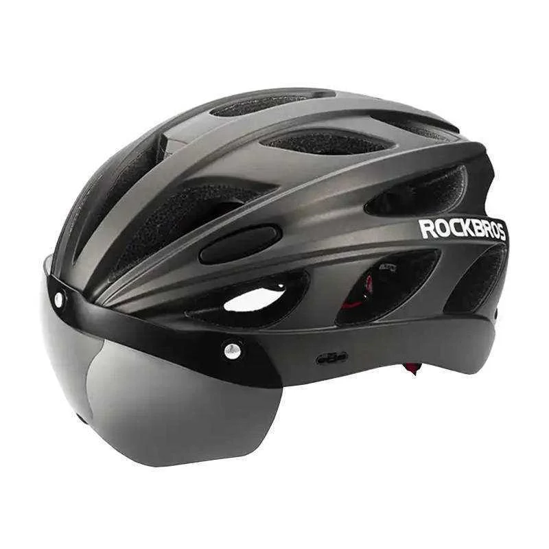 Capacete para Ciclismo com óculos Rockbros TT16 PR