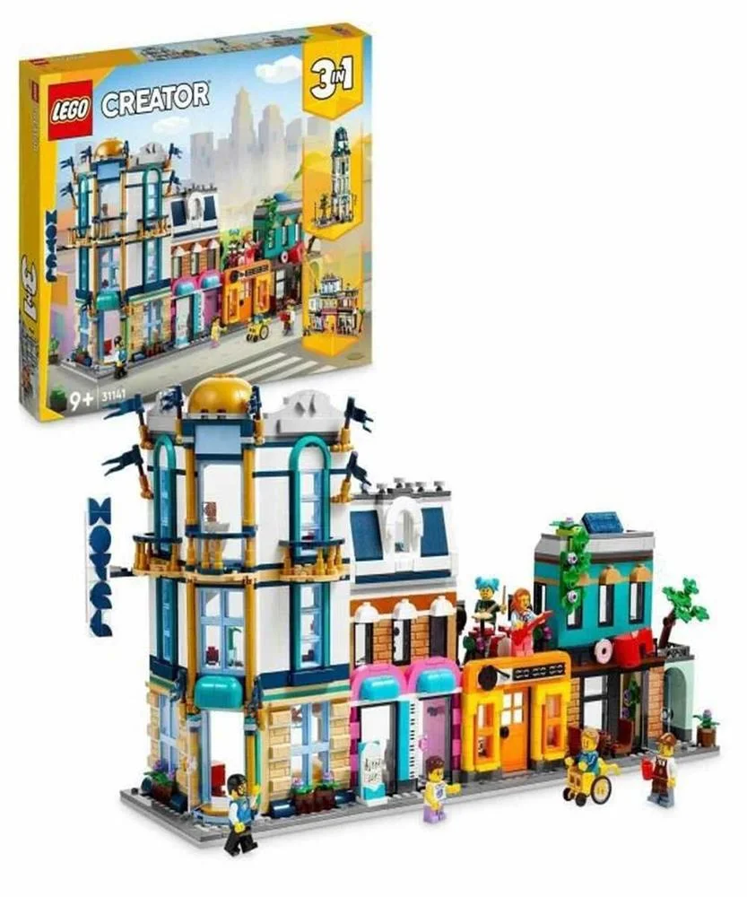 Lego Creator 3-In-1: Rua Principal | Idades 9+ | 1459 Peças | Item 31141