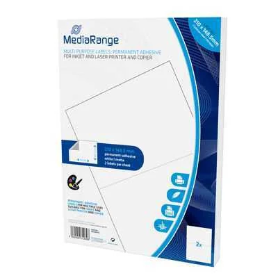 Mediarange Etiketten Weiß 210x148,5mm 100 Stück