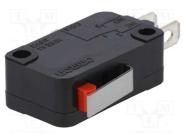 Microinterruptor SNAP ACTION, com alavanca, SPDT,.