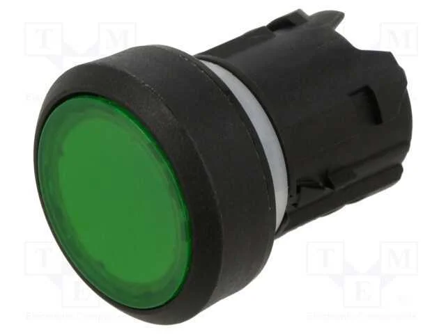 Interruptor: de Pressão, 22mm, Pos.Estáv: 1, Verde, Plano, Pos: 2