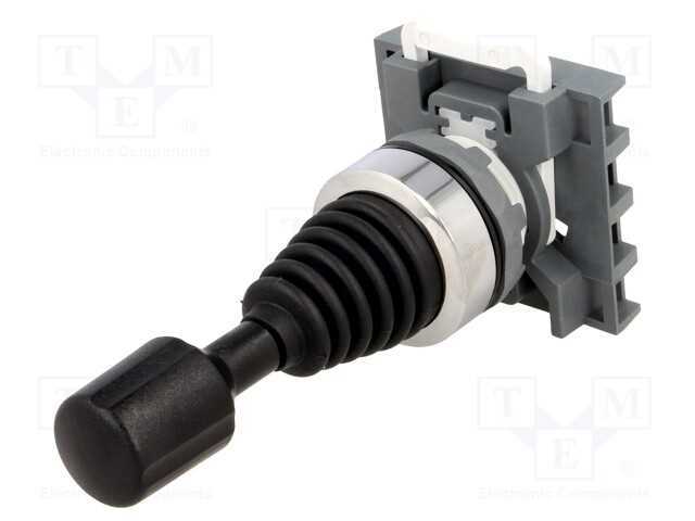 Interruptor: joystick, 22mm, Pos.estáv: 1, preto,.