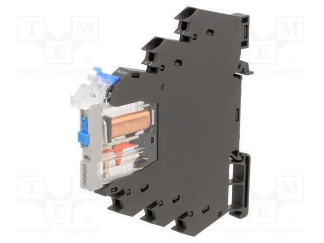 Relé: de interface, SPDT, Ubobina : 24VDC, 6A, 6A.