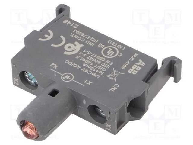 Componente de iluminação, 22mm, Ilum: LED, para p.