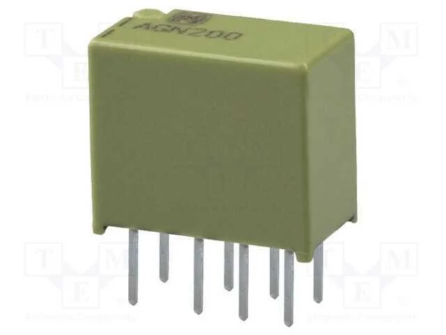 Relé: eletromagnético, DPDT, Ubobina : 4,5VDC, Ic.