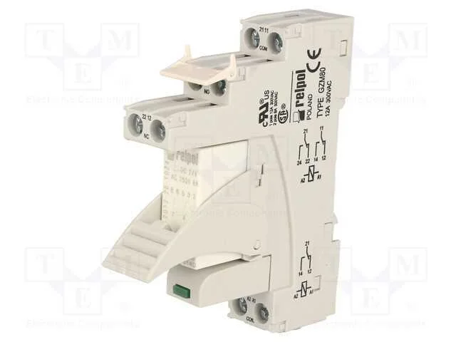 Relé: de interface, DPDT, Ubobina : 24VDC, 8A, 8A.