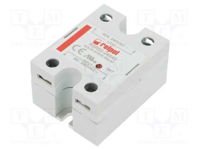 Relé: Semicondutores, Ucom: 90÷280vac, 40a, 48÷280vac, -30÷80c