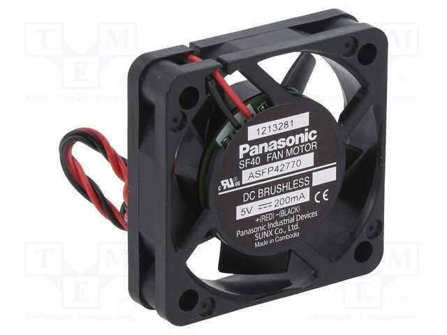 Ventilador: Dc, Transversal, 5vdc, 40x40x10mm, 9,.
