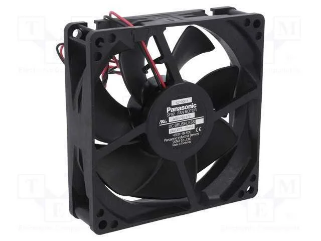 Ventilador: Dc, Transversal, 24vdc, 92x92x25mm, 6.