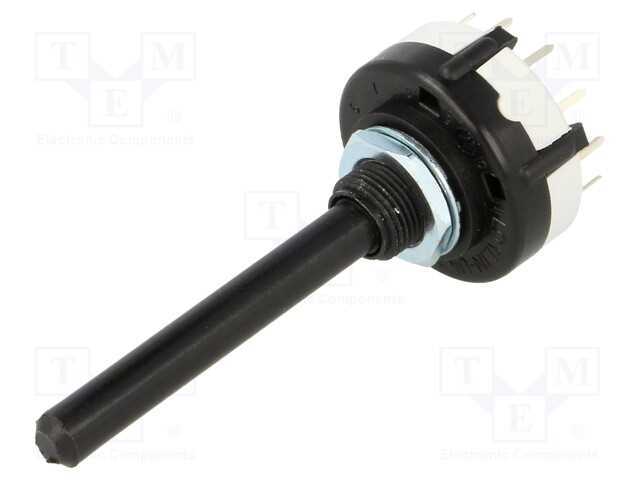 Interruptor: Giratório, Pos: 12, 0,15a/250vdc, 30, -30÷85c, 999mo