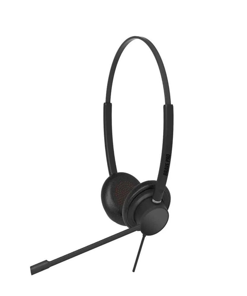 Auriculares com Microfone Spc 4725a Brave Pro Preto 