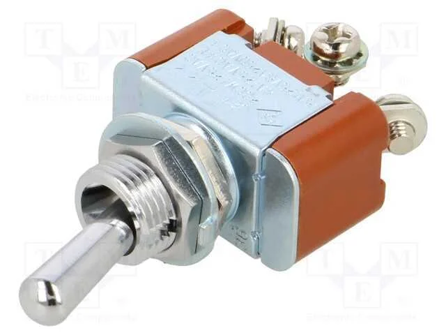 Interruptor: de alavanca, Pos: 2, SPDT, ON-ON, 6A.
