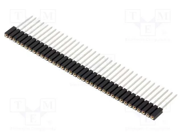 Tomada, pinos, fêmea, PIN: 36, simples, 2,54mm, T.