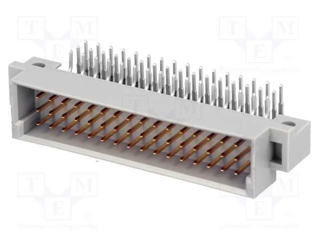 Tomada, DIN 41612, tipo 2C, macho, PIN: 48, a+b+c.