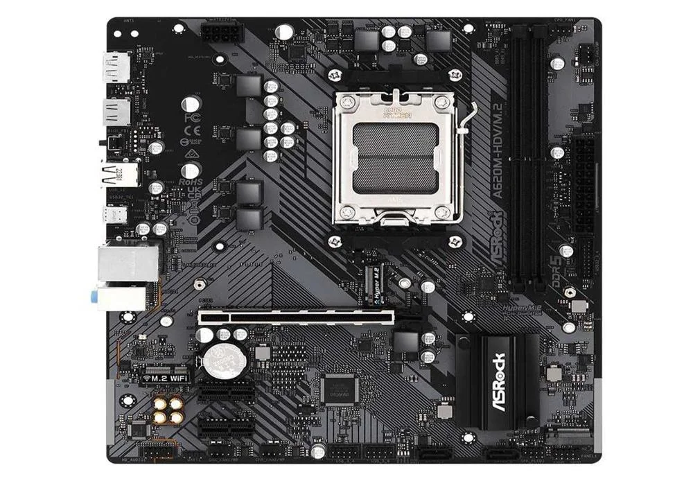 Motherboard A620m-Hdv/M.2 Amd 96gb,Gigabit