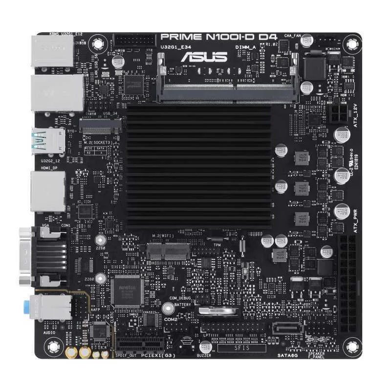 Asus Prime N100i-D D4 Na (Cpu Integrado) Mini Itx