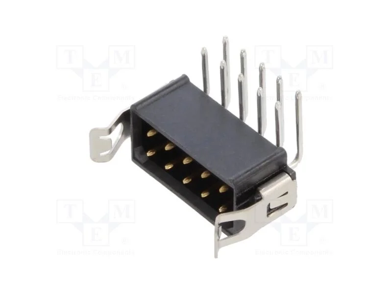 Tomada, Placa- Fio/Placa, Macho, Datamate L-Tek, 2mm, Pin: 10, Tht