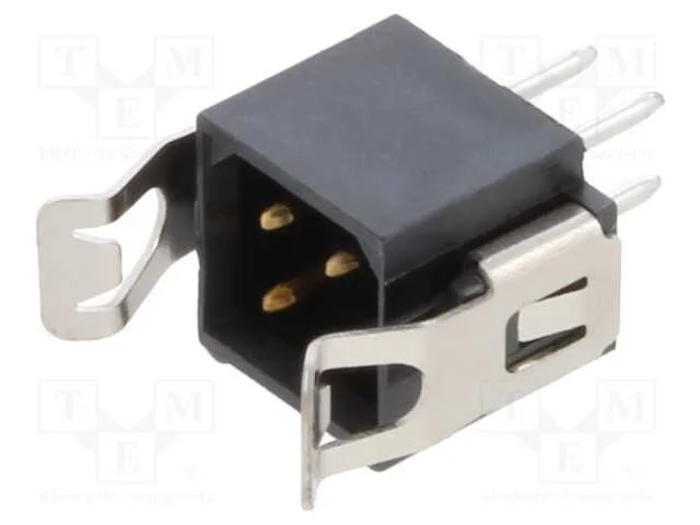 Tomada, Placa- Fio/Placa, Macho, Datamate L-Tek, 2mm, Pin: 4, Tht