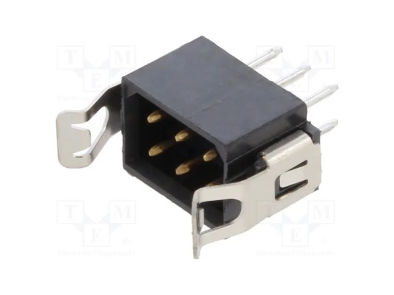 Tomada, Placa- Fio/Placa, Macho, Datamate L-Tek, 2mm, Pin: 6, Tht