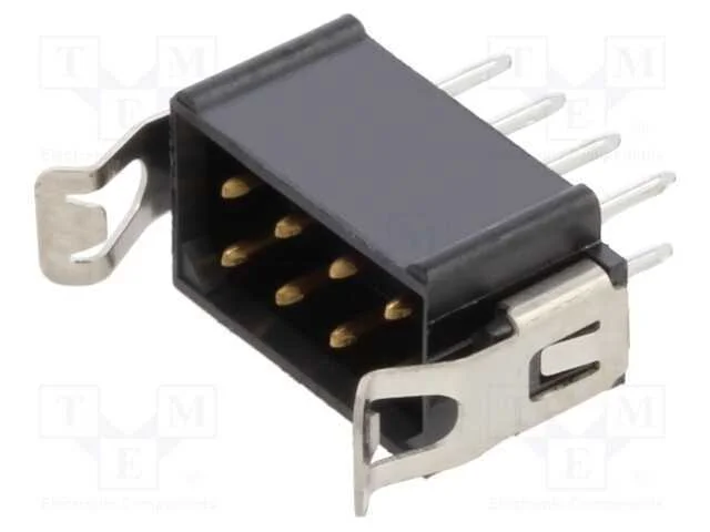 Tomada, Placa- Fio/Placa, Macho, Datamate L-Tek, 2mm, Pin: 8, Tht