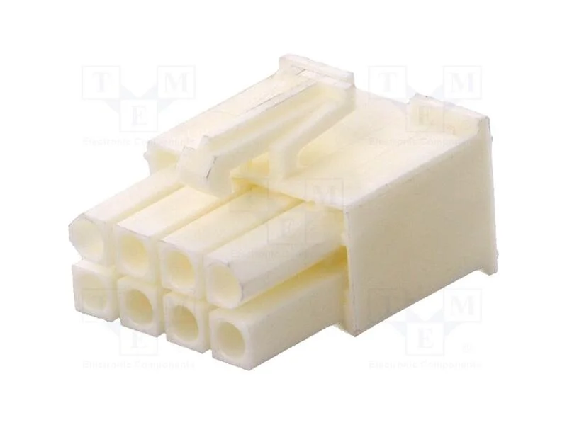 Ficha, Fio-Fio, F&ecirc;mea, Mini Universal Mate-N-Lok, 4,14mm, Pin: 8