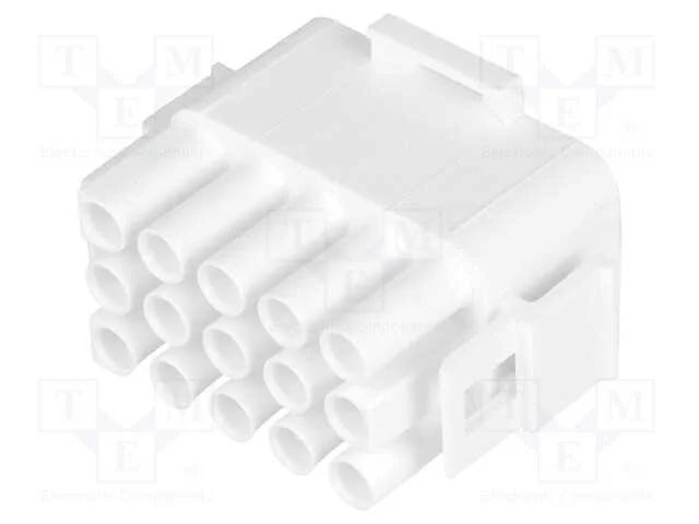 Ficha, Fio-Fio, Macho/F&ecirc;mea, Universal Mate-N-Lok, 6,35mm, Pin: 15