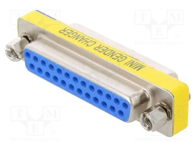 Passo: adaptador, D-Sub 25pin feminino,em ambos o.