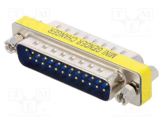 Passo: adaptador, D-Sub 25pin masculino,em ambos .