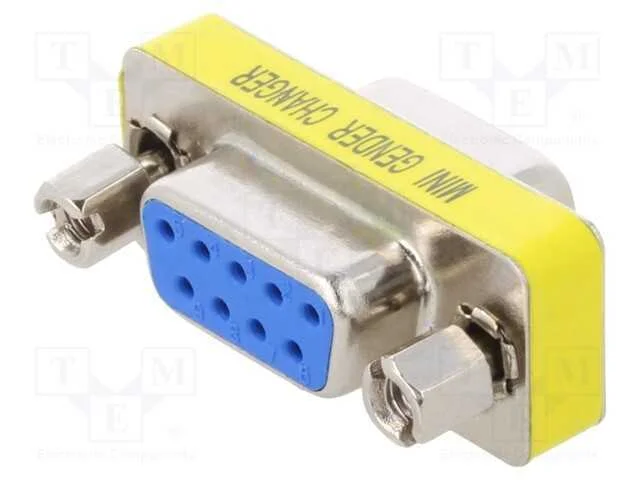 Passo: adaptador, D-Sub 9pin feminino,em ambos os.