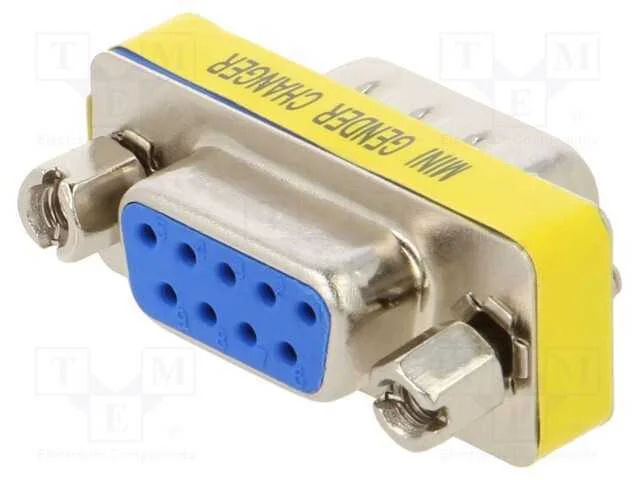 Passo: adaptador, D-Sub 9pin masculino,D-Sub 9pin.