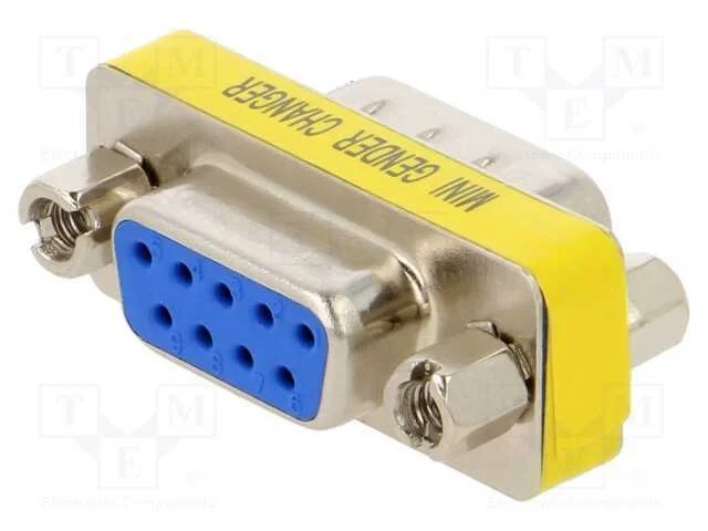 Passo: adaptador, D-Sub 9pin masculino,D-Sub 9pin.