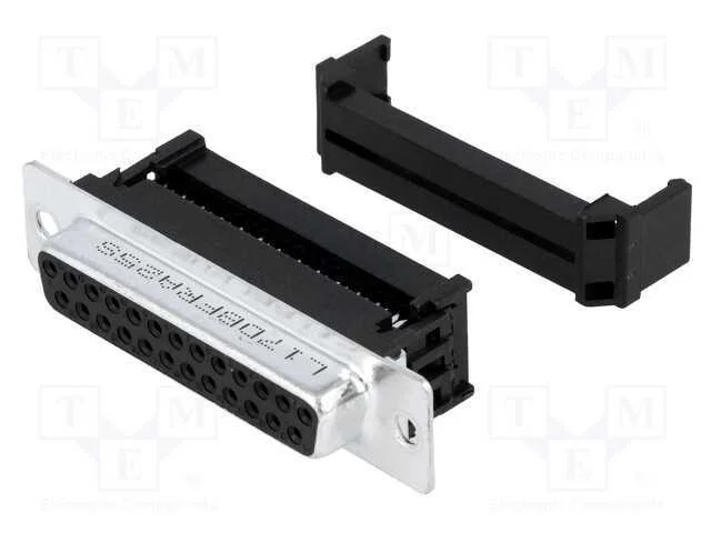 D-Sub, Pin: 25, Ficha, Fêmea, para Fita, Idc, 5a, 250v, 20mo, Dfr