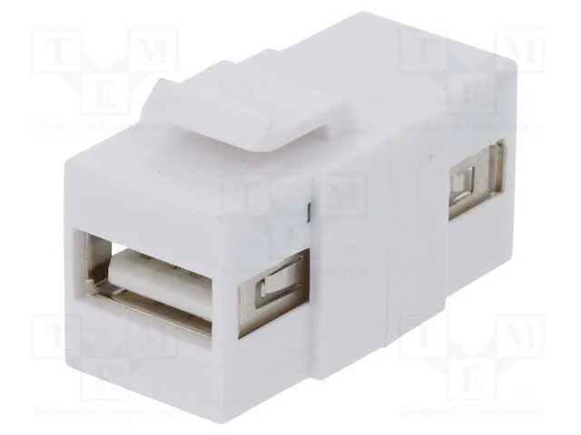 Tomada, Conector, Fêmea X2, Usb a Tomada X2, para Painel,Trinco