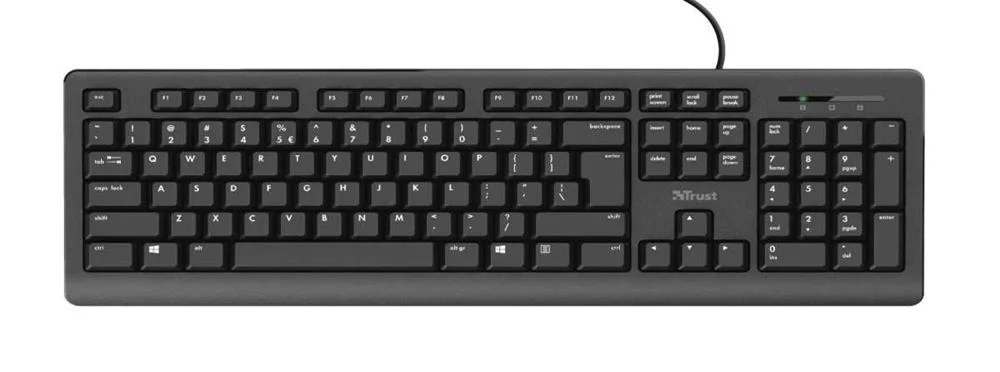 Teclado Trust 23883 Primo Preto Qwerty Espanhol 