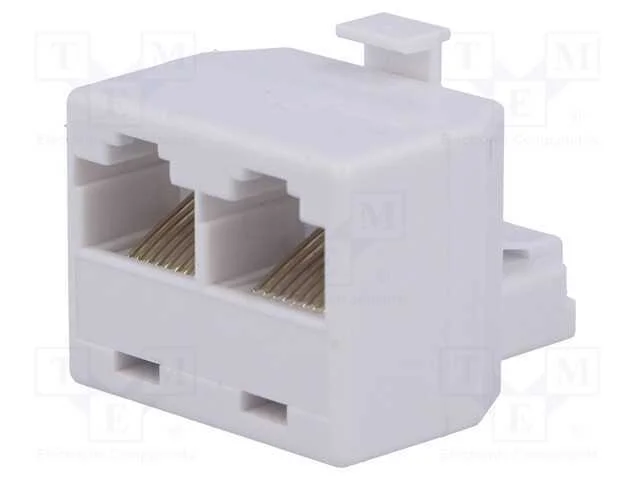 Divisor, Sistema: 8p8c, RJ45 tomada x2,RJ45 ficha