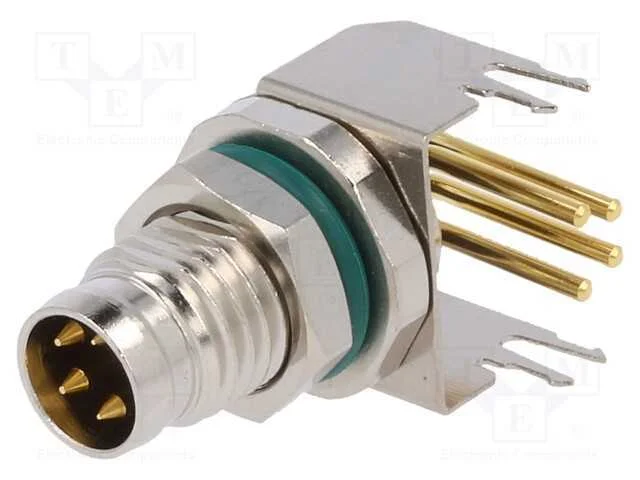Conector: M8, macho, PIN: 4, angulares 90, tomada.