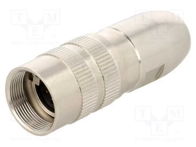 Conector: M16, Ficha, Fêmea, Solda, com Cabo, Pin.