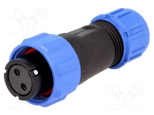 Ficha, SP13, fêmea, PIN: 2, IP68, 4÷6,5mm, 13A, s.