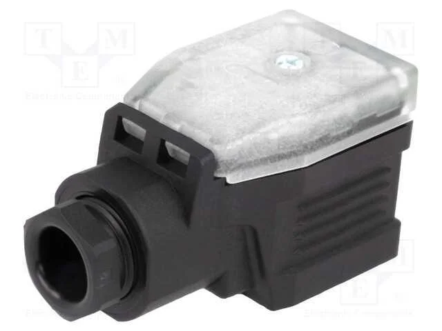 Conector: de Válvulas, Ficha, Formato A, 18mm, Fêmea, Pin: 4, 1,5mm2