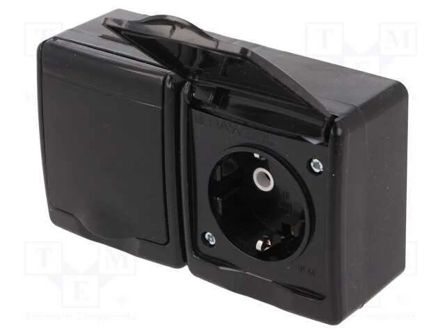 Conector: de alimentação, tomada, 2P+PE, 250VAC, .
