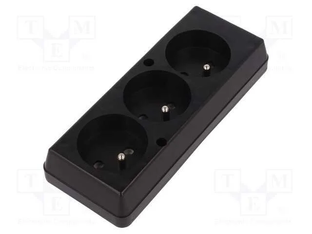 Conector: de alimentação, fêmea, multiplicador, 2.