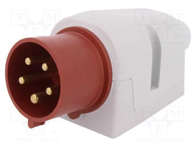 Conector: de alimentação AC 3 fases, tomada, mach.