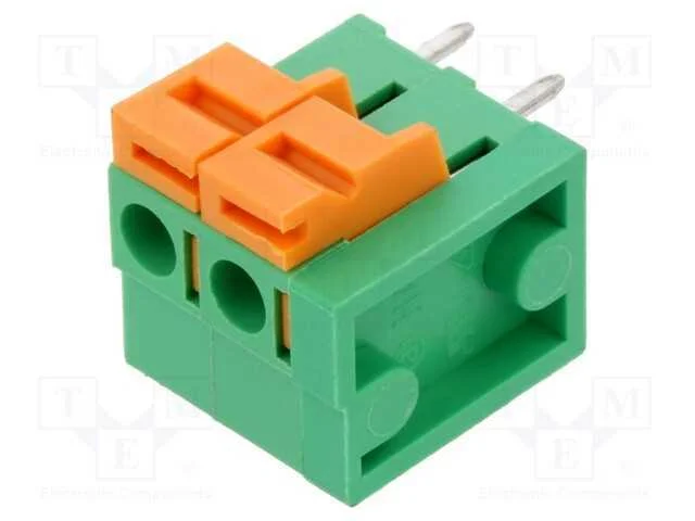 Pcb Bloco Terminal, Simples, 5,08mm, Faixas: 2, para Pcb, Aperto