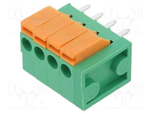 Pcb Bloco Terminal, Simples, 3,81mm, Faixas: 4, para Pcb, Aperto