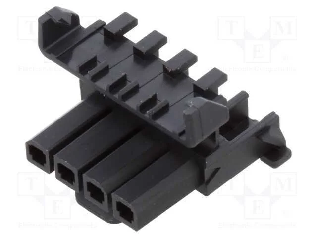MICROFIT 3.0 RECPT 1 ROW V-0 TPA 04 CKT
