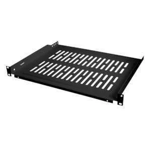 Logilink 19"Fachboden Befestigung Nur Vorne T=350mm, Schwarz